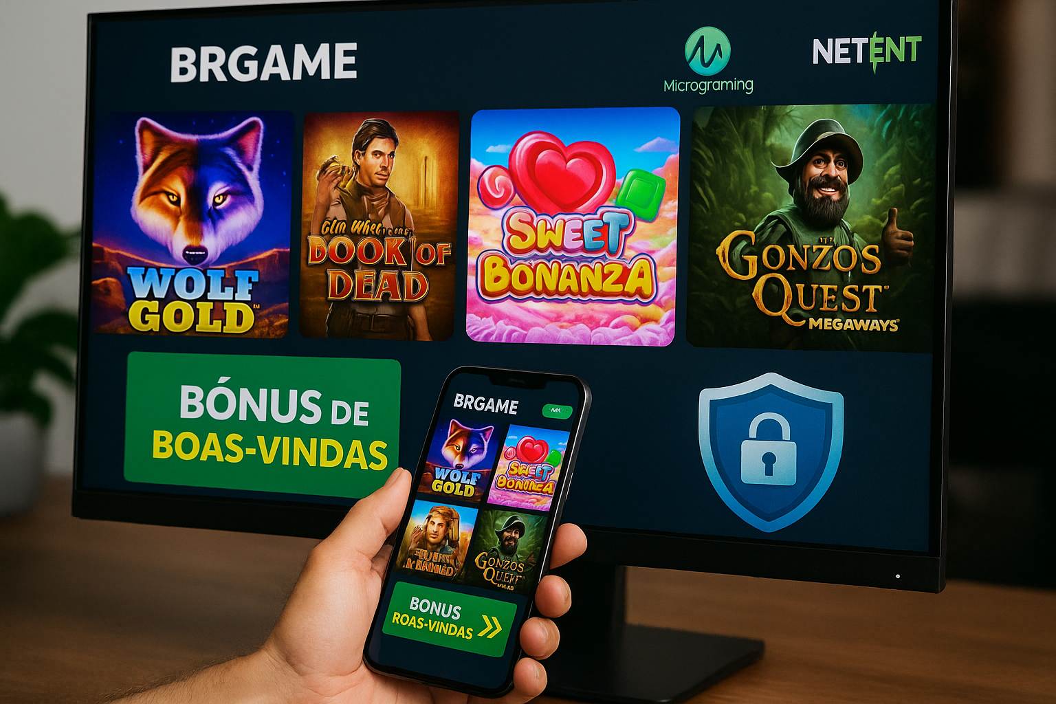Jogos de Slot no Casino Online BRGAME