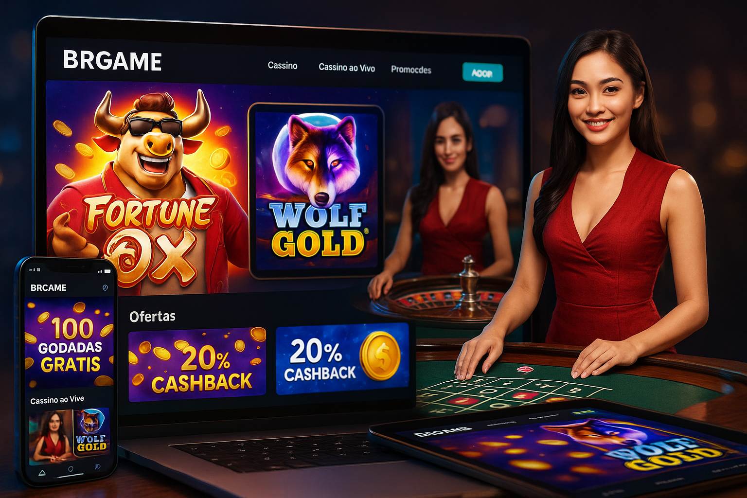 Jogos de cassino online BRGAME