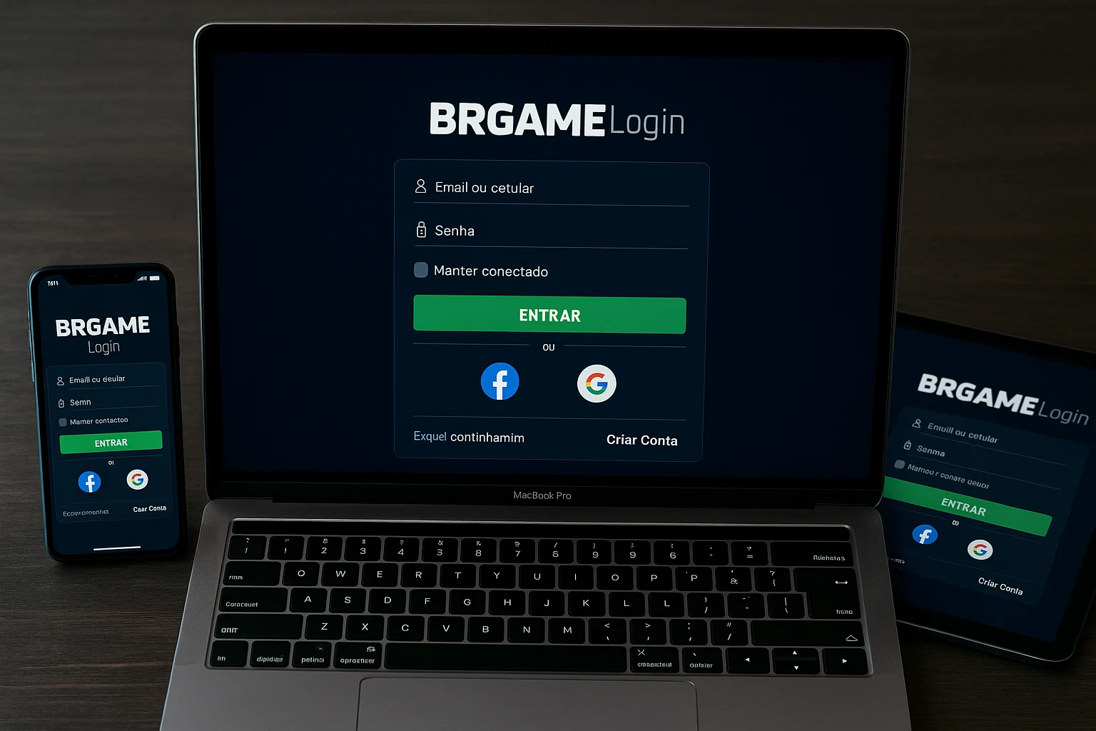 Não Perca tempo, o rRgistro na site BRGAME